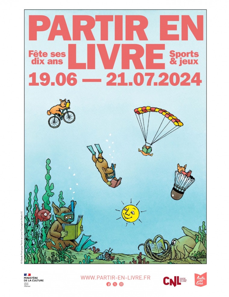 Partir en Livre 2024 - affiche