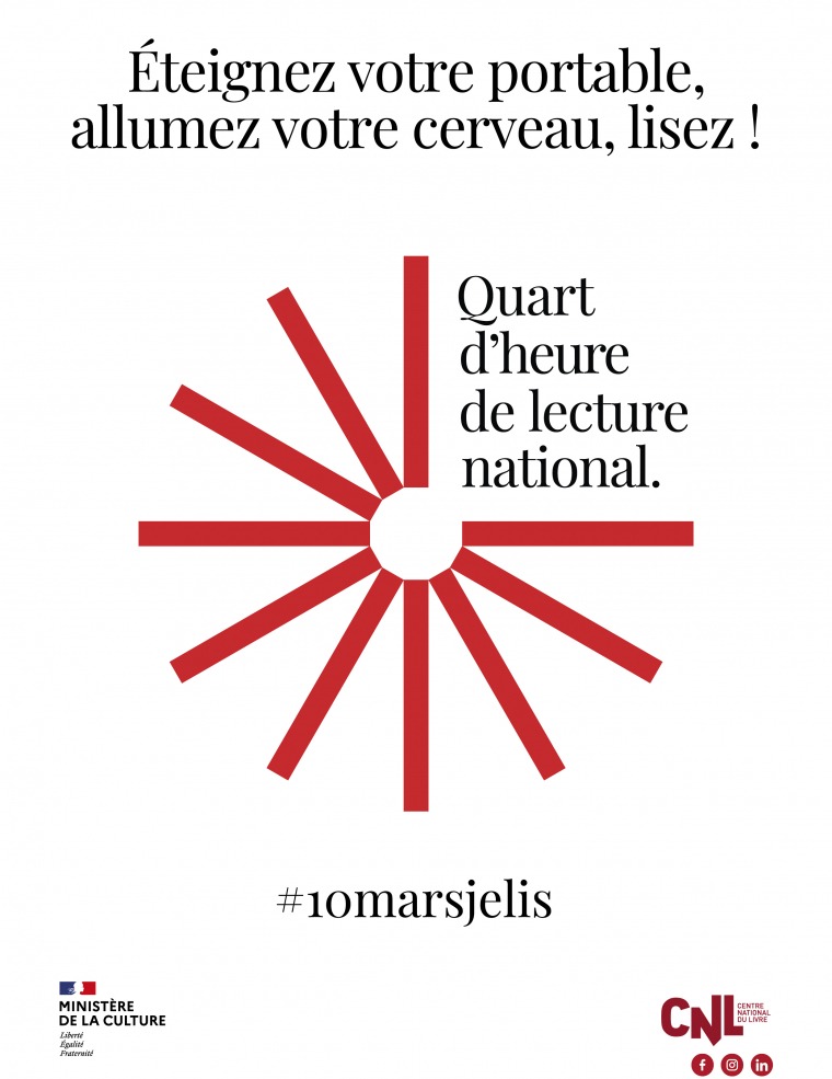 Affiche Quart d'heure de lecture national