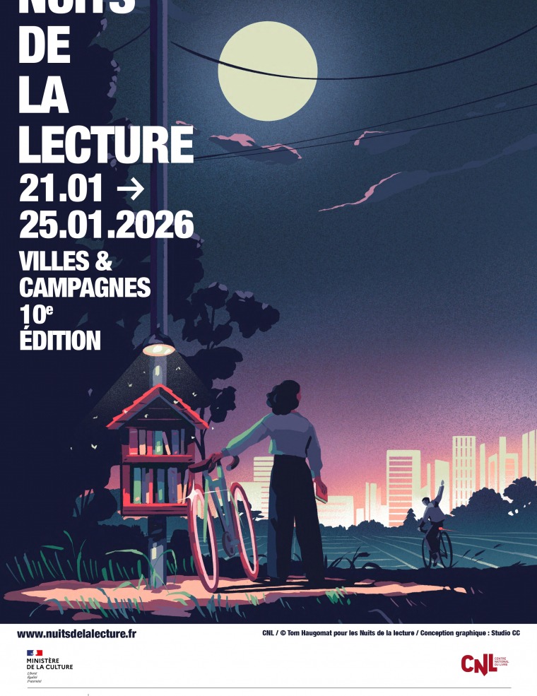 Affiche Nuits de la lecture 2026