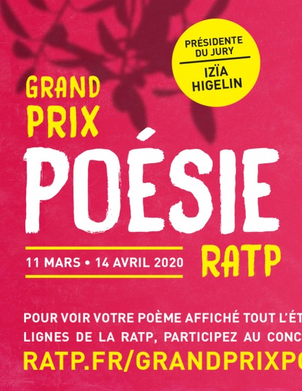 grand prix poésie ratp 2020