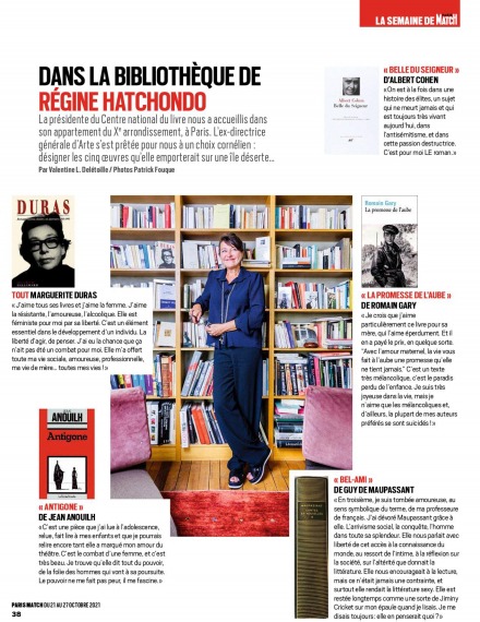 Dans la bibliothèque de Régine Hatchondo