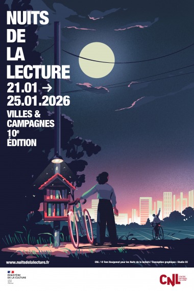Affiche des Nuits de la lecture 2026