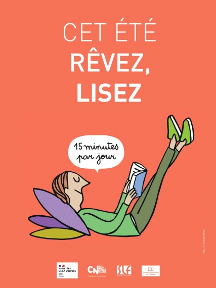 Affiche "Cet été, rêvez, lisez"