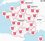 Carte de France-Partir en Livre 2020