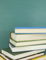 pile de livres - vert