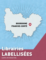 librairies - carte - bourgogne franche comté
