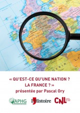 VIsuel conférence Qu'est-ce qu'une nation ? La France ?