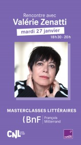Masterclasse BNF Valérie Zenatti