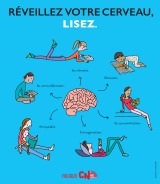verso affiche réveillez votre cerveau, lisez