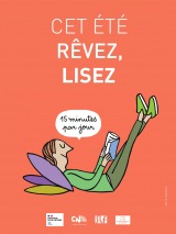 Affiche "Cet été, rêvez, lisez"