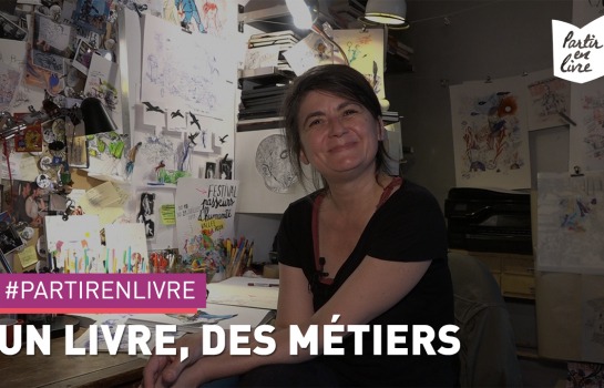 Partir en Livre | Un livre, des métiers avec Carole Chaix (dessinatrice)