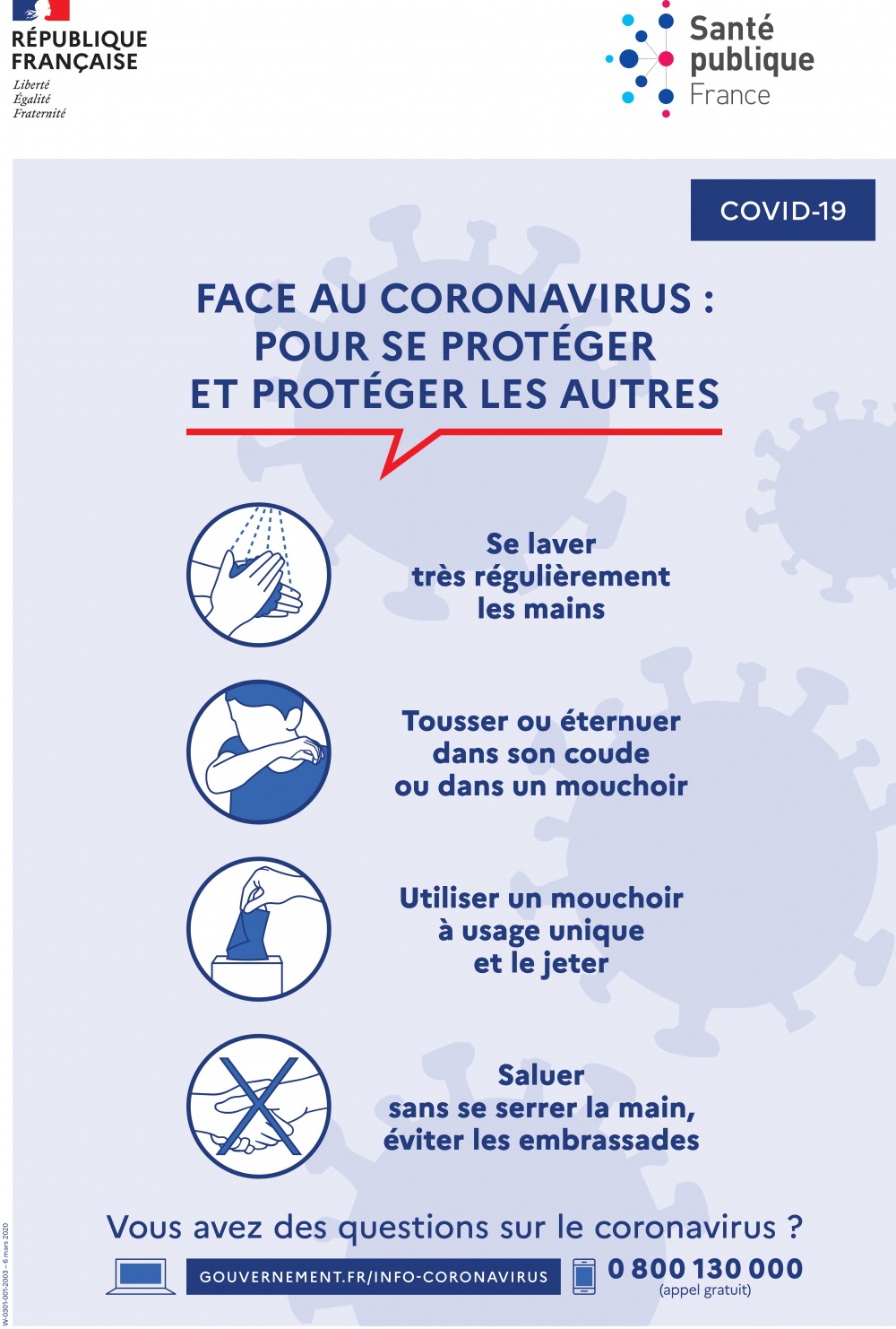 Coronavirus - Se protéger et protéger les autres