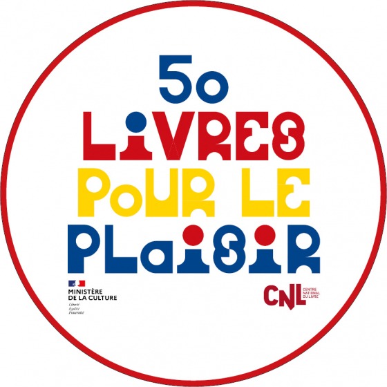 Sticker 50 livres pour le plaisir